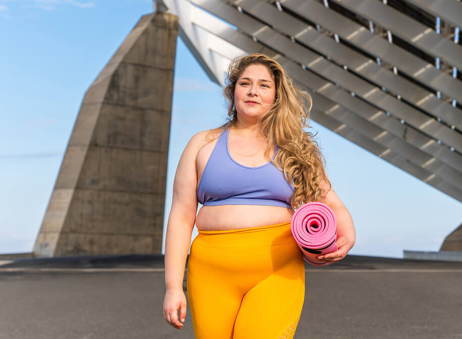 woman yoga